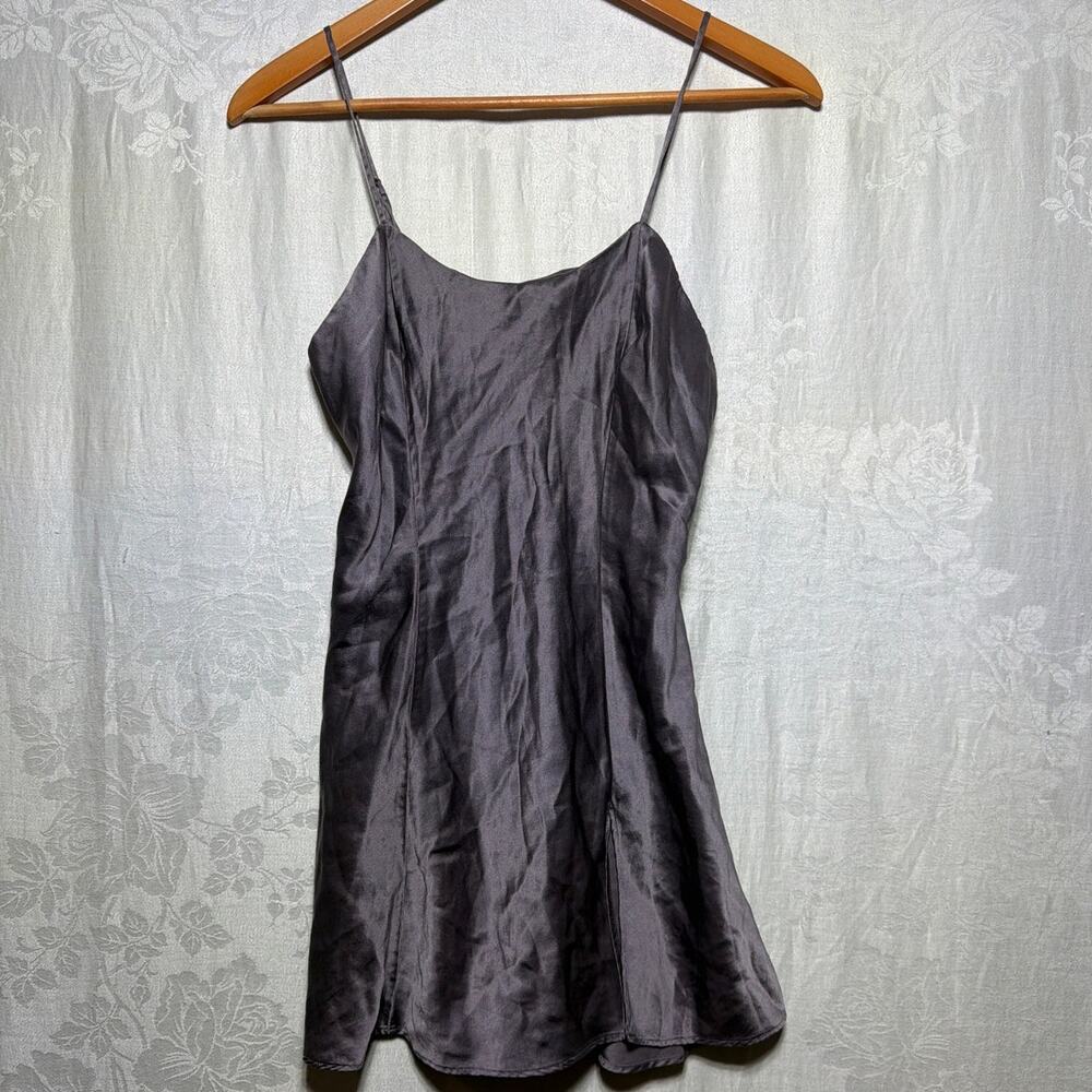 The Lingerie Collection Slip Dress P XS Purple 100% Silk